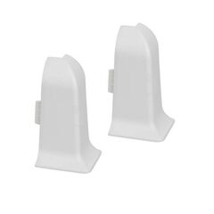 Наружный угол для плинтуса VOX PVC Esquero E-601 белый 2 шт