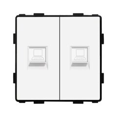 Розетка без рамки Socket Style 2 CAT6 RJ45 Internet белый