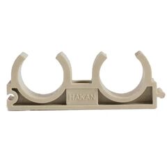Крепление двойное Hakan PL  PN25 Ø25