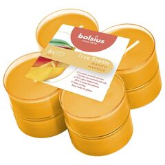 Свечи чайные ароматические манго Bolsius MAXI 8 час