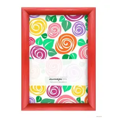 Frame with wooden glass Palitra D14KL/3746 21х30 red