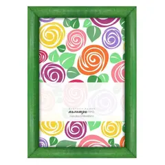 Frame with wooden glass Palitra D14KL/3741 21х30 green