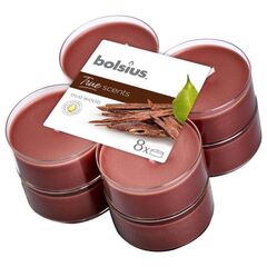 Свечи чайные ароматические agarwood Bolsius MAXI 8 час