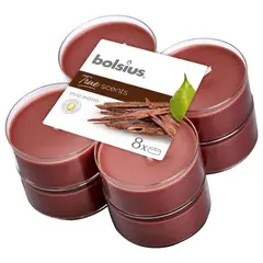 Свечи чайные ароматические agarwood Bolsius MAXI 8 час