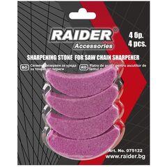 Chain sharpening stone Raider 075122 4 pcs
