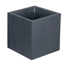 Пластиковый горшок EDA Plastiques POT CARRE VOLCANIA DECOR PIERRE 39,5x39,5x43,5см 31л