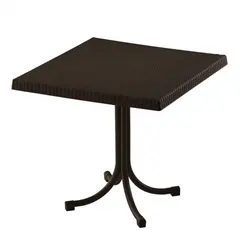 Стол Comfort Time Palmiye Rattan CT063 80x80 темно коричневый