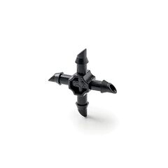 Cross connector for drip tube GF GF80006284 4x6 mm 10 pcs
