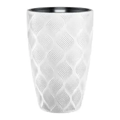 ქოთანი ყვავავილის FORM PLASTIC Flow Slim 40 white 4730-011