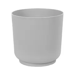 პლასტმასის ქოთანი ყვავილებისთვის FORM PLASTIC Satina 4220-040 Ø20 პლატინისფერი