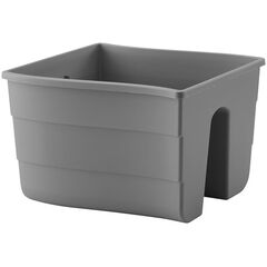 Plastic flower pot FORM PLASTIC Wave railing pot 2488-014 Ø30 anthracite