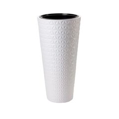 Flower pot FORM PLASTIC Diamond Slim 40 white