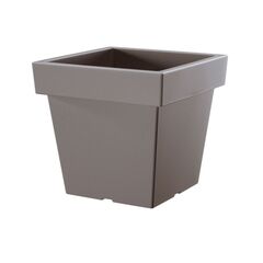 Plastic pot for flowers Prosperplast LOFLY LOW DLOFL 405U 289 mm gray stone