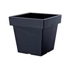 Plastic pot for flowers Prosperplast LOFLY LOW DLOFL S433 289 mm gray black