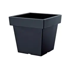 Plastic pot for flowers Prosperplast LOFLY LOW DLOFL S433 289 mm gray black