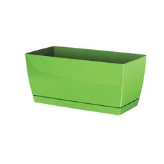 Plastic pot for flowers Prosperplast COUBI CASE DUPP 370U 240 mm green