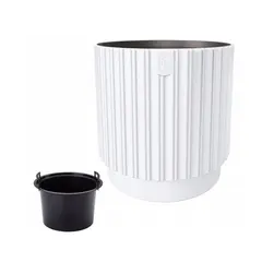 Горшок цветочный FORM-PLASTIC Mika Cyli 30 white