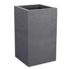 Plastic pot EDA Plastiques CARRE HAUT VOLCANIA'UP 29,5x29,5x49,5cm 36L