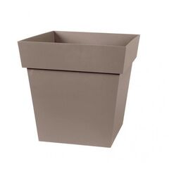 Plastic pot EDA Plastiques POT TOSCANE CARRE 49,5x49,5x52,5cm 87L