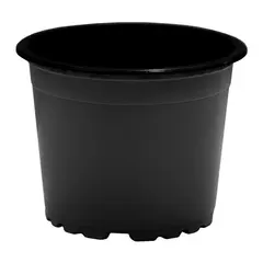 Plastic pot 7,5 liters black