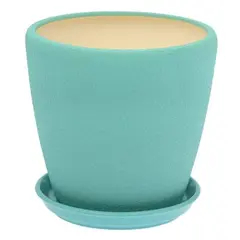 Pot ceramic Oriana Gracia №1 turquoise 10 l