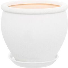 Flower Pot Ceramic Oriana Vietnam №2 Silk White 10 ლ