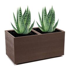 Flower pot LAMELA KARO ECO wood board 78x39x39,4 cm