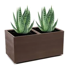 Flower pot LAMELA KARO ECO wood board 78x39x39,4 cm