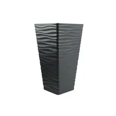 Горшок пластиковы для цветов FORM PLASTIC Sahara Dunes Slim square 3950-014 Ø30 антрацит
