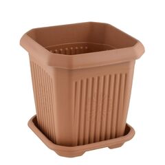 Горшок цветочный квадратный Hak Plastik NO7 25 л