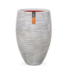 Flower pot Capi Europe Vase elegant deluxe Rib NL 38x58cm ivory