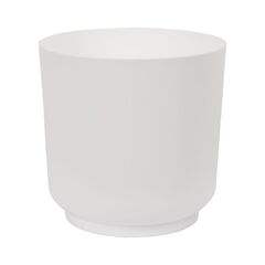 Горшок пластиковы для цветов FORM PLASTIC Satina 4210-011 Ø17 белый