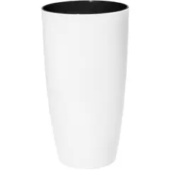 Plastic pot Aleana Alfa 27x51cm white rose