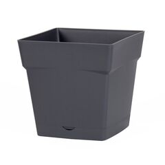 Plastic pot EDA Plastiques POT TOSCANE CARRE 24,8x24,8x24,6cm