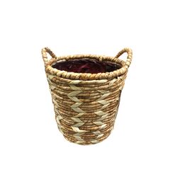 Wicker pot Mega Collections ZigZag Potato Basket White D22H21