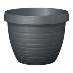 Outdoor plastic pot Scheurich Country Star 270/40 METALLIC GREY