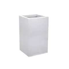 Горшок пластиковый EDA Plastiques CARRE HAUT GRAPHIT'UP 29,5x29,5x49,5см 36л