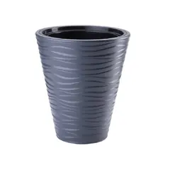 პლასტმასის ქოთანი ყვავილებისთვის FORM PLASTIC Sahara Dunes round 2720-014 Ø30 ანტრაციტი