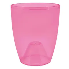 Transparent plastic pot for orchids ALEANA 12x14 pink