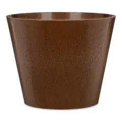 ქოთანი პლასტმასის ეზოს  Scheurich 265/40 PURISTA+ WALNUT