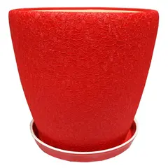 Flower Pot Ceramic with a stand Grace N1 Red Silk