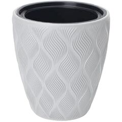 ქოთანი ყვავავილი FORM-PLASTIC Flow 40 white 4710-011