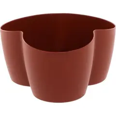 Plastic pot for 3 cactus ALEANA terracotta