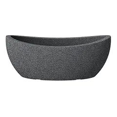Горшок пластиковый уличный Scheurich 253/58 WA.GLOBE JARD. SCHWARZ GRANIT