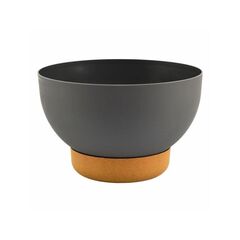 Flower pot with stand FORM PLASTIC Bowl Satina Eco 40 anthracite