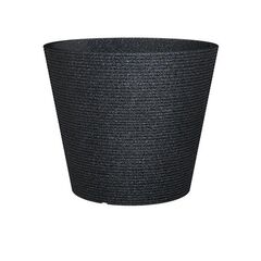 ეზოს პლასტიკის ქოთანი Scheurich 30/238 Stony black
