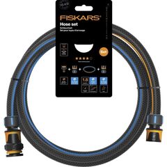 კომპლექტი შლანგის და კონექტორების Fiskars 1057621 Q4 1/2" 1.8 მ