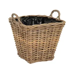 ქოთანი დაწნული Mega Collections Square Basket-F- Tapered Kubu W35H31