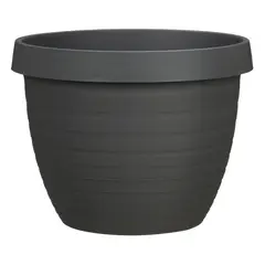 ქოთანი ყვავილის პლასტმასი  Scheurich METALLIC GREY 48/270 COUNTRY STAR 48