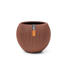 ქოთანი ყვავილის Capi Europe Vase Groove 18x15სმ წითელი